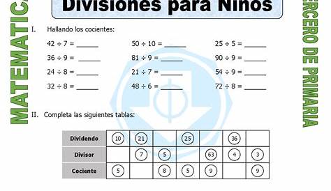 Las mejores 80+ ideas de Divisiones matematicas | divisiones
