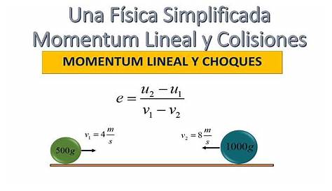Momento lineal - Ejercicios - YouTube