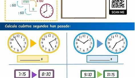 Ejercicio de Unidades de medida de tiempo | Classroom procedures