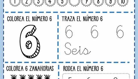 LOS NÚMEROS MATEMATICAS INFANTILES. FICHAS Y EJERCICIOS PARA APRENDER