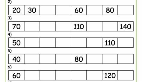IXL - Contar de diez en diez (Ejercicios de matemáticas de 1.º de primaria)