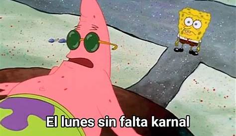 El lunes sin falta karnal - Bob Esponja - Plantilla