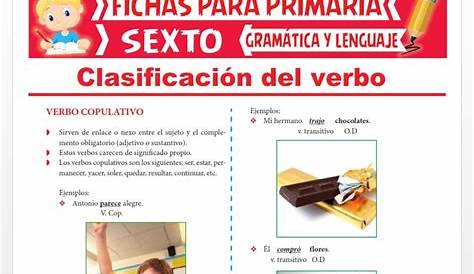 Ficha Verbos para Sexto de Primaria | PDF | Verbo | Conjugación gramatical