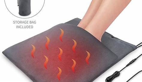 Electric Heated Foot Warmer, Extra Large Heating Pad for Back Pain (21