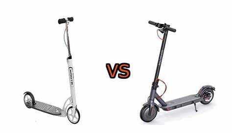 Electric Scooter vs Kick Scooter - Pros, Cons and Verdict - Electric