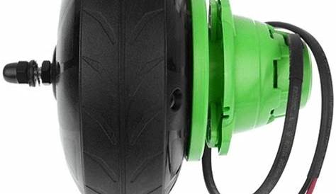 Rear Wheel with Motor for Razor Power Core E90 Electric Scooter, Green