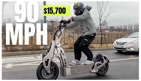 NEW Weped Sonic 90MPH Electric Scooter $15,700 - YouTube