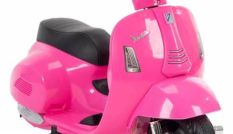 Vespa electric kids scooter with sidecar pink I Free Delivery!