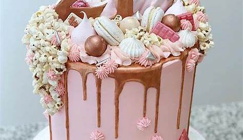 Elegant 21st Birthday Cake | Fondant and creative cakes | Pinterest
