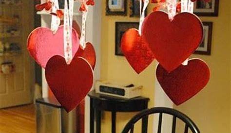 Elegant Valentine's Day Decorations Plush Velvet Hearts Tablescape