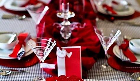 Elegant Valentine Table Decorations 's Dinner Dinner Party Themes Settings