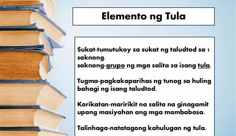 Ibigay Ang Elemento Ng Tula Brainly