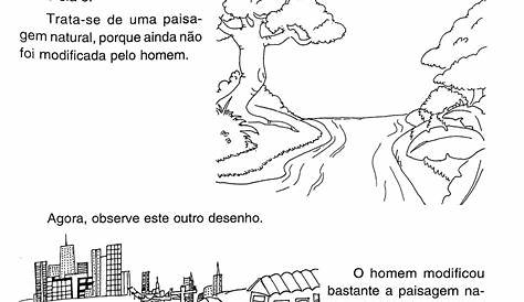 Avaliações de Geografia sobre Paisagens - Atividades Pedagógicas