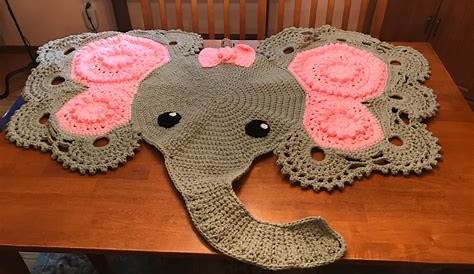 Elephant Rug Crochet Pattern Free