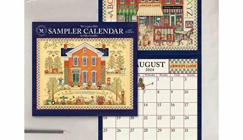 The Legacy 2024 Calendar Sampler with Scripture by Ellen Stouffer