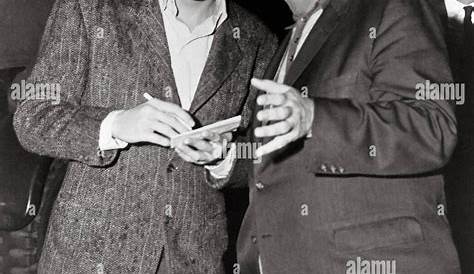 ELVIS PRESLEY with his manager Tom Parker Stock Photo - Alamy