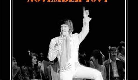 Elvis on November 6, 1971 (2:30 pm) in Cleveland, Ohio