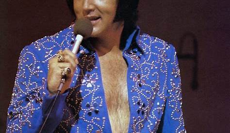Blue jumpsuit | Elvis in concert, Elvis presley, Elvis sings