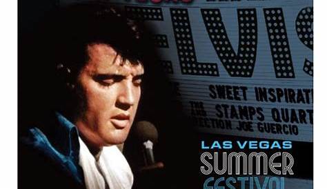 Elvis Presley 1972 Las Vegas Hilton Summer Festival Concert Poster
