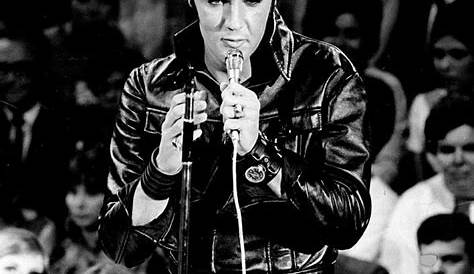 Elvis Presley in “Iconic” Black Leather outfits, Burbank, CA in June
