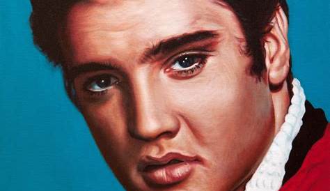 Elvis Presley Portrait Western Original Oil Painting on | Etsy