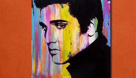 Music Legend Elvis Presley's Poster Wall Art Canvas Painting HD Printed