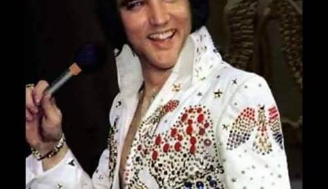 Elvis Presley . . . : Jumpsuit - White Cisco Kid Black Yokes