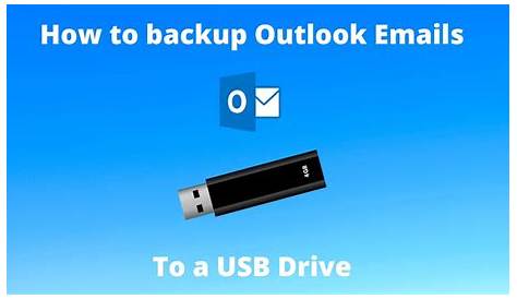 How to Copy Outlook Emails to USB Flash Drive?