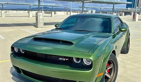 Emerald Green Dodge Challenger