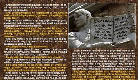 PH History PT.pdf - Ang Kartilya ng Katipunan by Emilio Jacinto SHORT