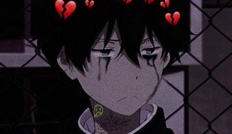 Anime Boy Sad Pfp