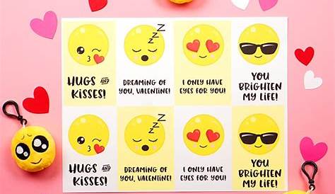 Emoji Valentine Cards Diy Pin On 's Day