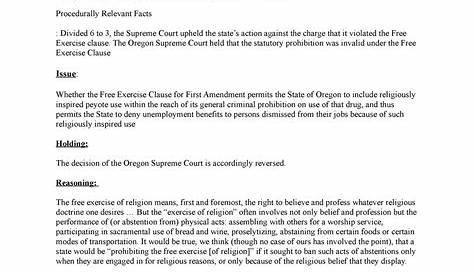 Smith v. Employment Division | ACLU of Oregon