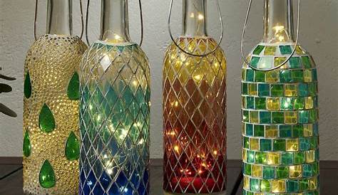 20 DIY Decorative Crafts From Empty Glass Bottles – DIY to Make