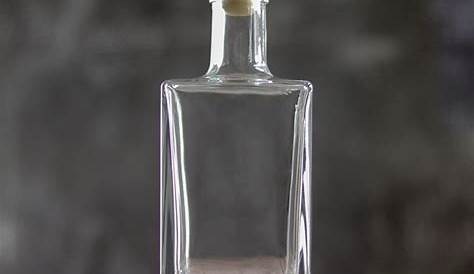 Empty Round Beverage 70cl 75cl Clear Rum Glass Liquor Bottles With