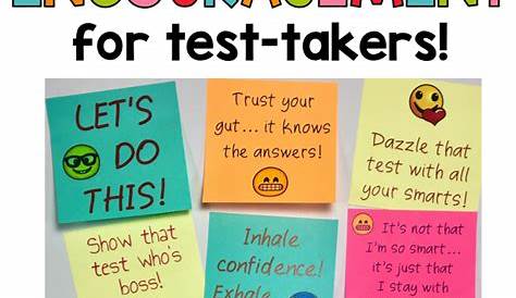 Encouraging Words For Tests Encouragement Notes Students Digital And Printable Encouragement