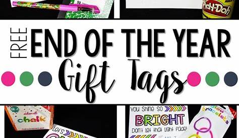 End Of Year Gift Tags