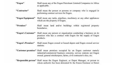 engen rules and regulations for contractors - mediacongo.net