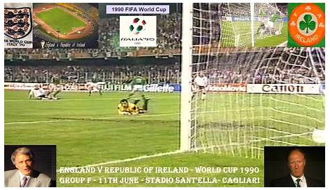 ENGLAND V REPUBLIC OF IRELAND - WORLD CUP ITALY 1990 - GROUP F