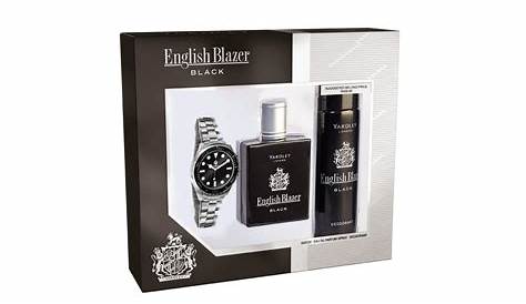 English Blazer Black Gift Set Edt 100ml Body Spray 150ml