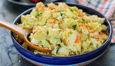 Puerto Rican Potato Salad with Apples (Ensalada De Papa) Bobehm