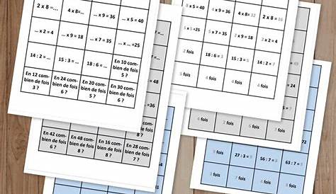 Tables de multiplication | Multiplication, Table de multiplication