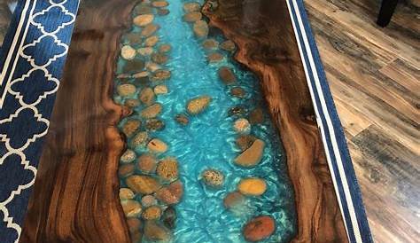 Epoxy Resin Crafts Wood Coffee Tables