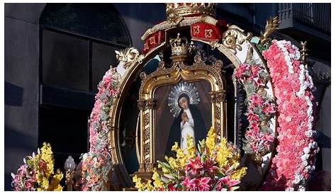 MÁLAGA MARIANA: Besamanos a la Virgen de la Paloma.