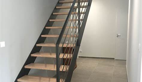 Escalier Bois Acier Design Balustrade En Laqué Blanc En 2020