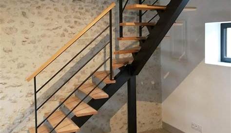 Escalier Quart Tournant Milieu Metal Dans Le Gard