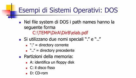 PPT - Esempi di Sistemi Operativi: DOS PowerPoint Presentation, free