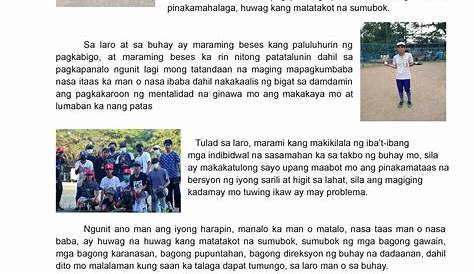 PIctorial Essay - Laro at Buhay Sa tala ng aking buhay ay maraming