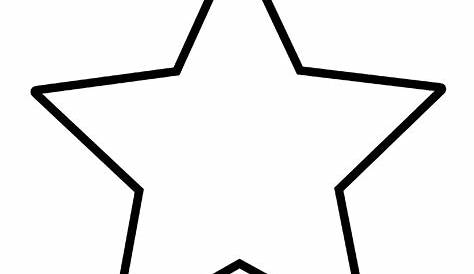 Estrella De 5 Puntas Para Imprimir / Estrella de papel con cinco puntas
