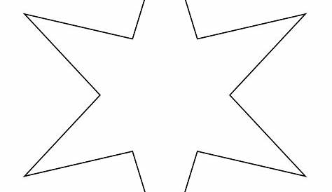 Dibujo de Estrella de 6 puntas para colorear | Dibujos para colorear